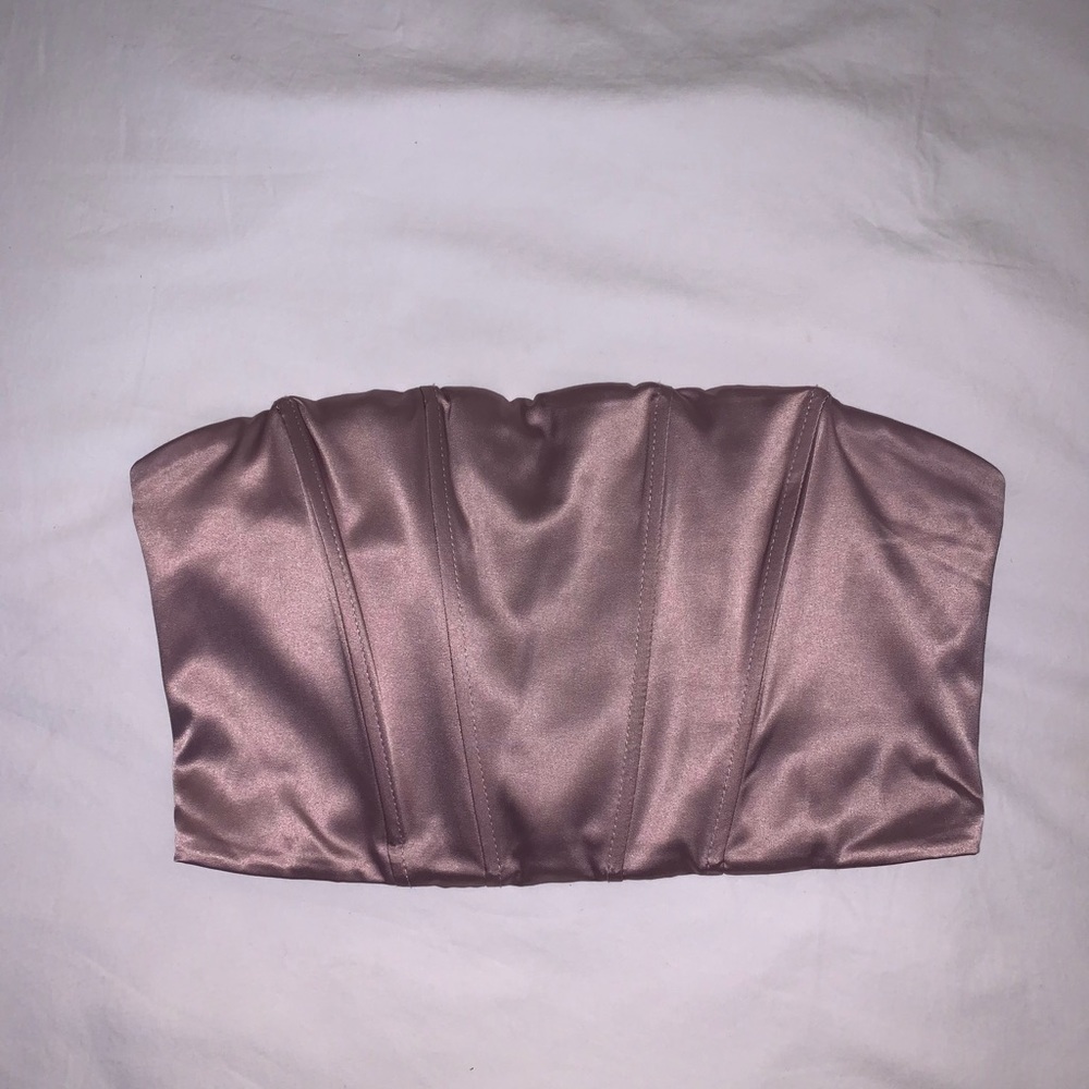 Dynamite Satin Corset Top (Size: Small)